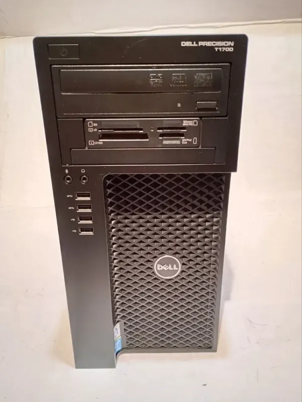 Робоча станція Б-клас Dell Precision T1700 Tower / Intel Core i7-4790 (4 (8) ядра по 3.6 - 4.0 GHz) / 16 GB DDR3 / 256 GB SSD + 500 GB HDD / nVidia Quadro K600, 1 GB DDR3, 128-bit / DVD-RW б/в - зображення 2