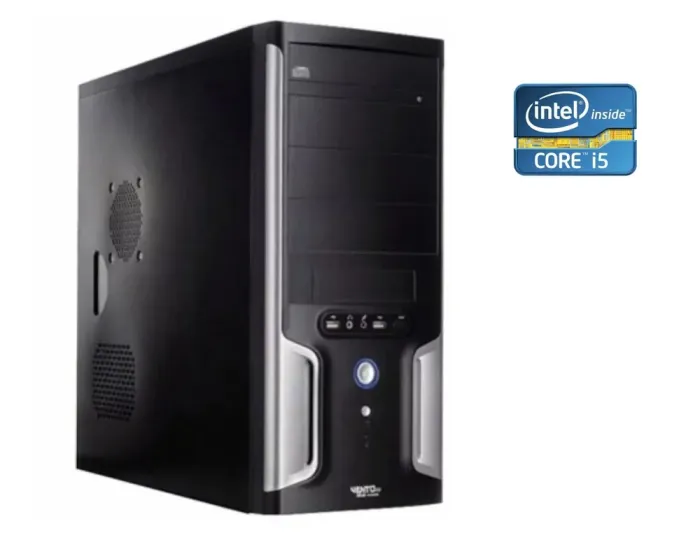 ПК Б-клас Asus Vento TA-891 Tower / Intel Core i5-3470 (4 ядра по 3.2 -3.6 GHz) / 8 GB DDR3 / 120 GB SSD / Intel HD Graphics 2500 / 350W / DVD-ROM б/в - зображення 1