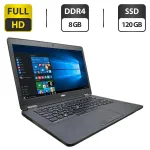 Ноутбук Б-клас Dell Latitude E7470 / 14" (1920x1080) IPS / Intel Core i5-6300U (2 (4) ядра по 2.4 - 3.0 GHz) / 8 GB DDR4 / 120 GB SSD / Intel HD Graphics 520 / WebCam б/в