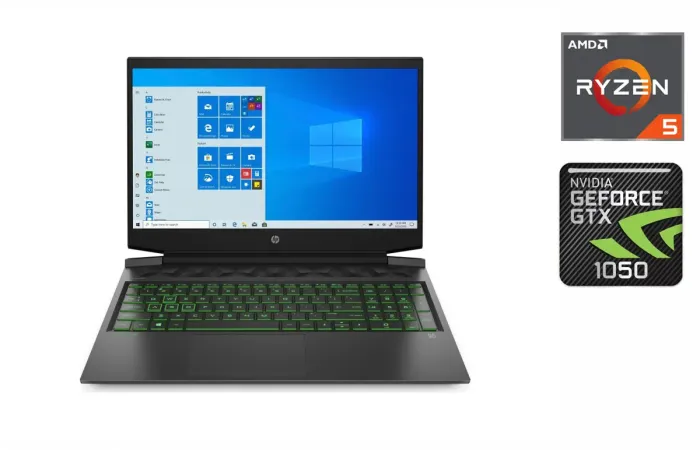 Ігровий ноутбук HP Pavilion Gaming / 15.6" (1920x1080) IPS / AMD Ryzen 5 3550H (4 (8) ядра по 2.1 - 3.7 GHz) / 16 GB DDR4 / 512 GB SSD / nVidia GeForce GTX 1050, 3 GB GDDR5, 96-bit / WebCam / HDMI б/в - зображення 1