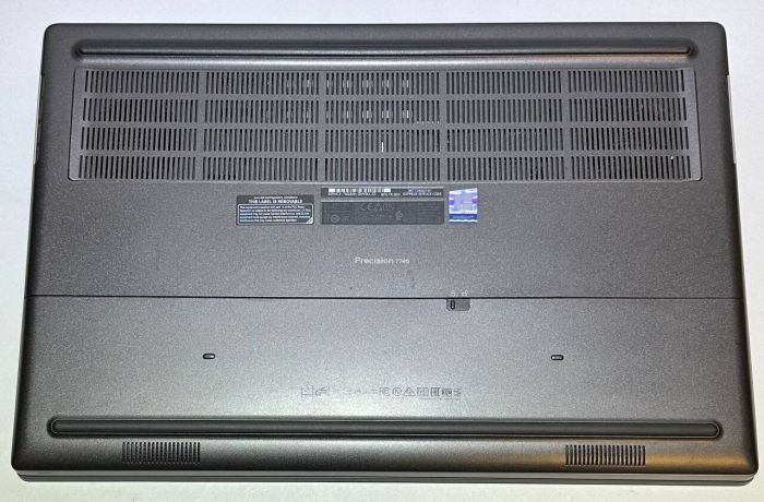 Мобільна робоча станція Dell Precision 7740 / 17,3" (1920x1080) IPS / Intel Core i7-9750H (6 (12) ядер по 2,6 - 4,5 ГГц) / 64 ГБ DDR4 / 1000 ГБ SSD / nVidia Quadro RTX 4000, 8 ГБ GDDR6, 256-біт / HDMI / WebCam б/в - зображення 4