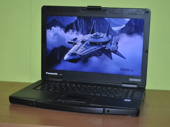 Захищений ноутбук Panasonic Toughbook CF-54 / 14" (1366x768) TN / Intel Core i5-5300U (2 (4) ядра по 2.3 - 2.9 GHz) / 16 GB DDR3 / 240 GB SSD / Intel HD Graphics 5500 / Windows 11 Pro б/в - зображення 2