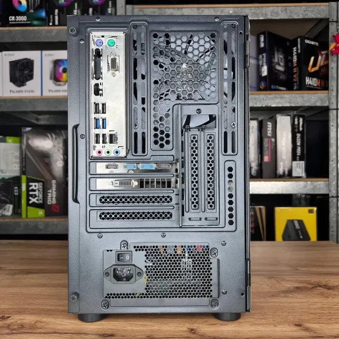 Збірка під замовлення: ігровий ПК 1stPlayer D3-3F2-Plus Black Tower / Intel Core i3-10105F (4 (8) ядер по 3.7 - 4.4 GHz) / 16 GB DDR4 / 240 GB SSD / AMD Radeon RX 570, 8 GB GDDR5, 256-bit / 550W б/в - зображення 6