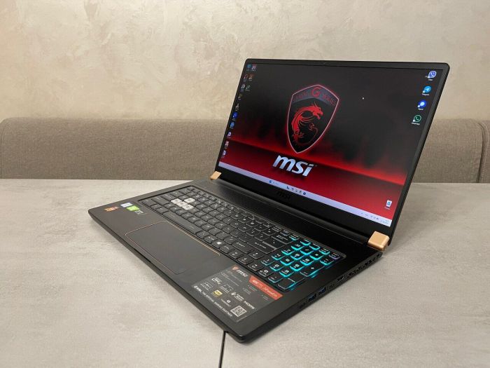 Ігровий ноутбук MSI GS75 Stealth 9SF-243US / 17,3" (1920x1080) IPS / Intel Core i7-9750H (6 (12) ядер по 2,6 - 4,5 ГГц) / 16 ГБ DDR4 / 1000 ГБ SSD M.2 / nVidia GeForce RTX 2070, 8 ГБ GDDR6, 256-біт / WebCam б/в - зображення 6