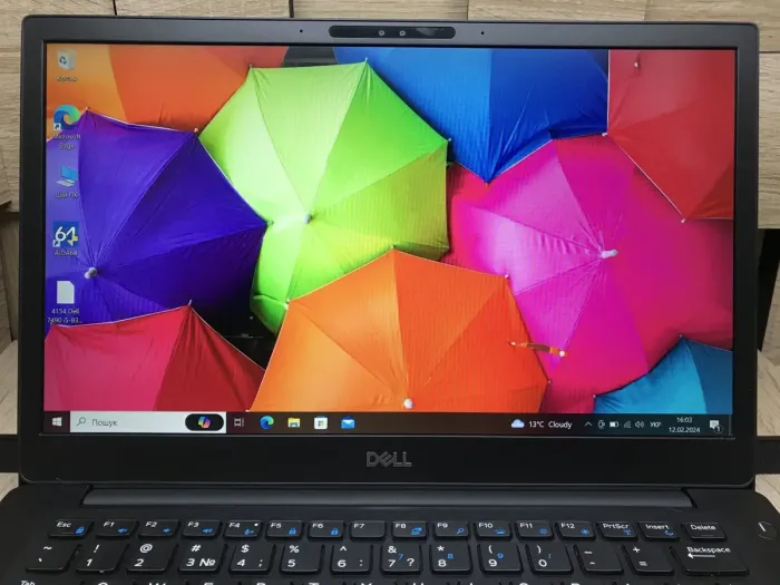 Ноутбук Б-клас Dell Latitude 7490 / 14" (1920x1080) IPS / Intel Core i5-8350U (4 (8) ядра по 1.7 - 3.6 GHz) / 8 GB DDR4 / 256 GB SSD M.2 / Intel UHD Graphics 620 / WebCam / USB 3.1 / HDMI б/в - зображення 13