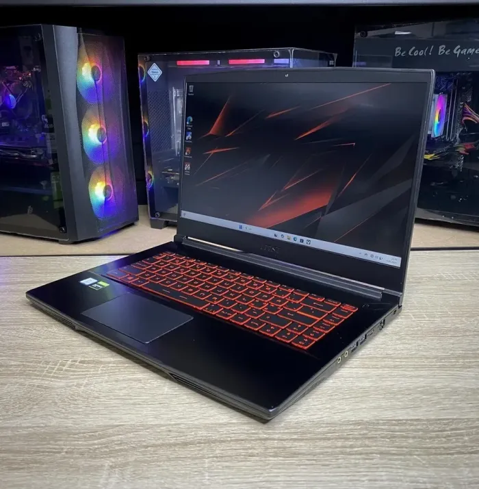 Ігровий ноутбук MSI GF63 Thin 9SC / 15.6" (1920x1080) IPS / Intel Core i5-9300H (4 (8) ядра по 2.4 - 4.1 GHz) / 8 GB DDR4 / 512 GB SSD / nVidia GeForce GTX 1650 Ti Max-Q, 4 GB GDDR6, 128-bit / WebCam б/в - зображення 5