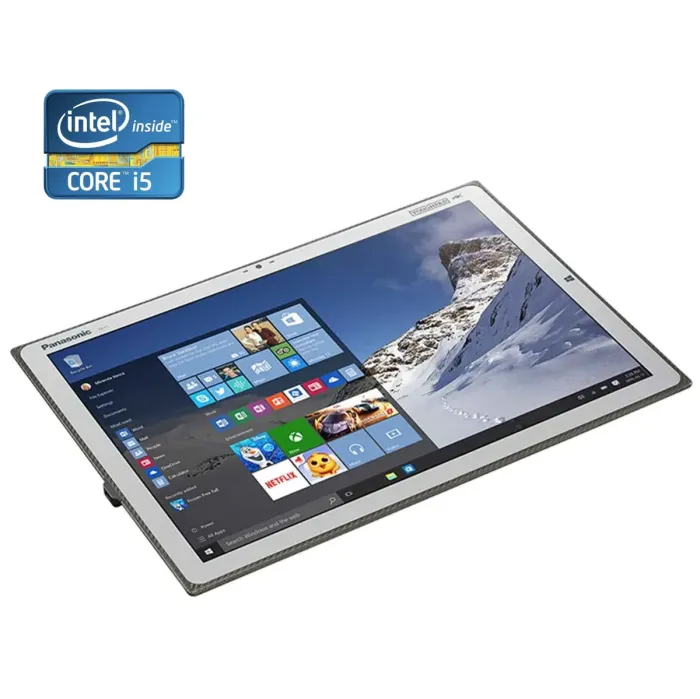 Захищений планшет Panasonic Toughpad FZ-Y1 / 20" (3840x2560) IPS Touch / Intel Core i5-5300U (2 (4) ядра по 2,3 - 2,9 ГГц) / 8 ГБ DDR3 / 256 ГБ SSD / Intel HD Graphics 5500 / WebCam / Win 10 Pro б/в - зображення 1