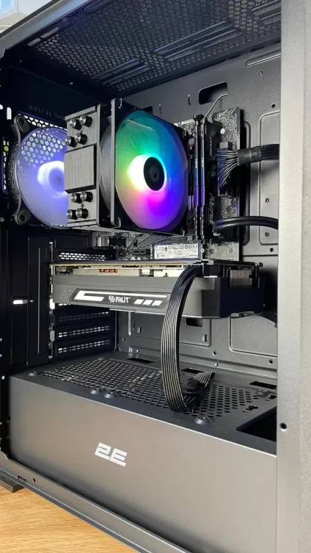 Збірка під замовлення: 2E Gaming Virtus Neo G3301N Tower / AMD Ryzen 5 3600 (6 (12) ядер по 3.6 - 4.2 GHz) / 16 GB DDR4 / 500 GB SSD M.2 / nVidia GeForce GTX 1060, 6 GB GDDR6X, 192-bit / HDMI / 550W б/в - зображення 7