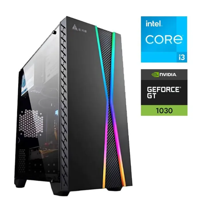 Комп'ютер Golden Field M8B Tower / Intel Core i3-12100F (4 (8) ядра по 3.3 - 4.3 GHz) / 16 GB DDR4 / 512 GB SSD M.2 / nVidia GeForce GT 1030, 2 GB GDDR5, 64-bit - зображення 1