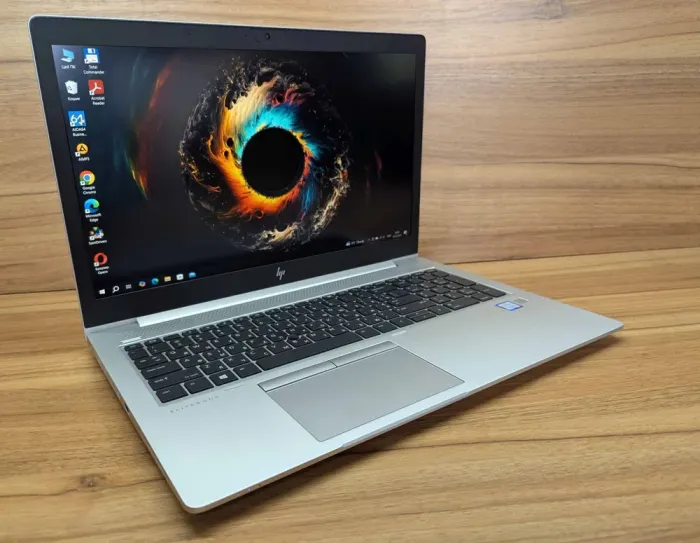 Ультрабук HP EliteBook 850 G6 / 15.6" (1920x1080) IPS / Intel Core i7-8565U (4 (8) ядра по 1.8 - 4.6 GHz) / 16 GB DDR4 / 480 GB SSD / Intel UHD Graphics / WebCam / Fingerprint / Windows 10 б/в - зображення 4