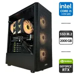 Збірка під замовлення:  комп'ютер A-Data XPG Valor Mesh C Black Tower / Intel Core i5-13400F (10 (16) ядер по 1.8 - 4.6 GHz) / 32 GB DDR4 / 2000 GB SSD M.2 / nVidia GeForce RTX 4070 Super, 12 GB GDDR6X, 192-bit / 750W