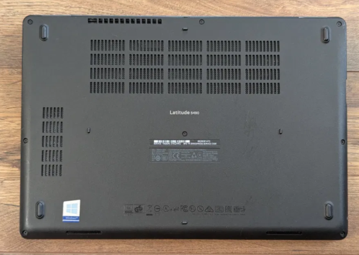 Ультрабук Dell Latitude 5490 / 14" (1920x1080) IPS / Intel Core i5-7300U (2 (4) ядра по 2.6 - 3.5 GHz) / 8 GB DDR4 / 128 GB SSD / Intel HD Graphics 620 / WebCam б/в - зображення 7