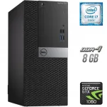 Ігровий ПК Dell OptiPlex 5050 Tower / Intel Core i7-6700 (4 (8) ядра по 3.4 - 4.0 GHz) / 8 GB DDR4 / 250 GB SSD + 1000 GB HDD / nVidia GeForce GTX 1060, 6 GB GDDR5, 192-bit б/в