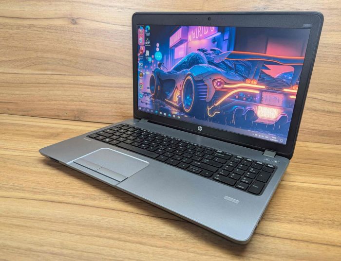 Ноутбук HP ProBook 450 G1 / 15.6" (1366x768) TN / Intel Core i3-4000M (2 (4) ядра по 2.4 GHz) / 8 GB DDR3 / 240 GB SSD / Intel HD Graphics 4600 / WebCam / Fingerprint / Windows 10 б/в - зображення 5