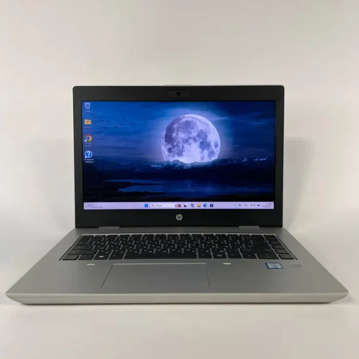 Ультрабук Б-клас HP ProBook 640 G5 / 14" (1920x1080) IPS / Intel Core i5-8365U (4 (8) ядра по 1.6 - 4.1 GHz) / 8 GB DDR4 / 256 GB SSD / Intel UHD Graphics / TouchID / WebCam б/в - зображення 2