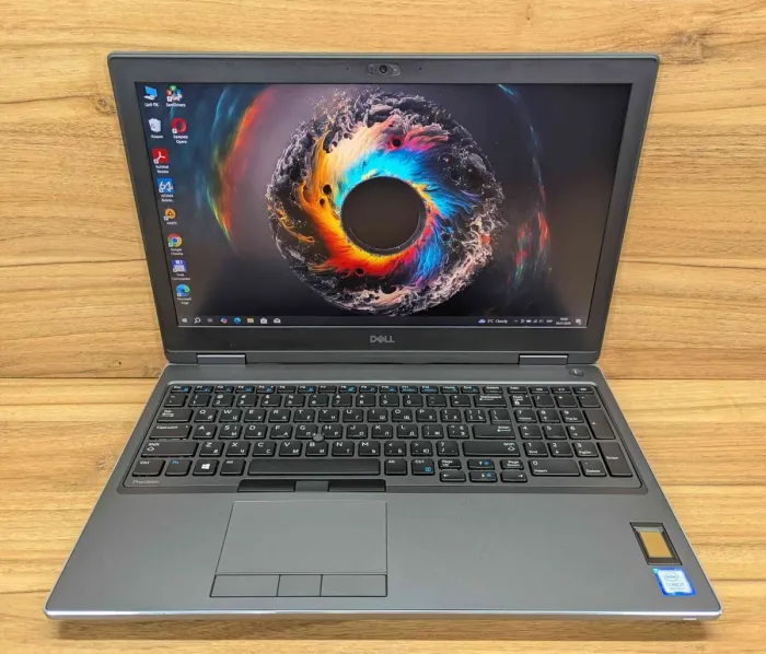 Мобільна робоча станція Dell Precision 7540 / 15,6" (1920x1080) IPS / Intel Core i7-9850H (6 (12) ядер по 2,6 - 4,6 ГГц) / 32 ГБ DDR4 / 512 ГБ SSD / nVidia Quadro RTX 3000, 6 ГБ GDDR6, 192-біт / TouchID / HDMI / Windows 10 б/в - зображення 2