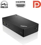 Док-станція Lenovo ThinkPad USB 3.0 Ultra Dock dk1523 40A8 / USB 3.0 / HDMI, DisplayPort / USB 3.0, USB 2.0 / Gigabit Ethernet / Блок живлення в комплекті б/в