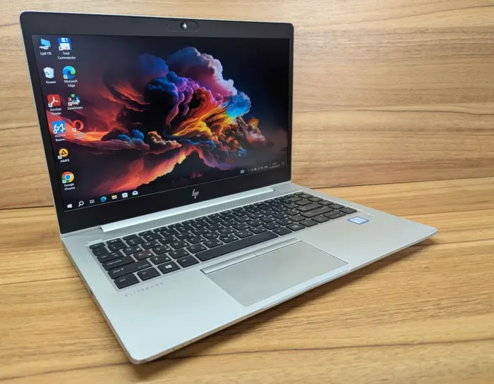 Ультрабук Б-клас HP EliteBook 840 G5 / 14" (1920x1080) IPS / Intel Core i5-7200U (2 (4) ядра по 2.5 - 3.1 GHz) / 16 GB DDR4 / 480 GB SSD / Intel UHD Graphics 620 / WebCam / Fingerprint / Windows 10 б/в - зображення 5