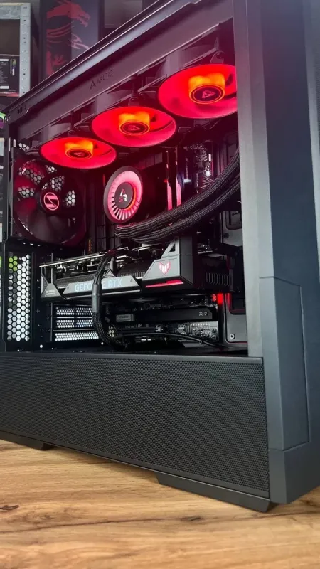 Збірка під замовлення: ігровий Lian Li LanCool 216 RGB Black Tower / Intel Core i5-14600KF (14 (20) ядер по 2.6 - 5.3 GHz) / 32 GB DDR5 / 1000 GB SSD M.2 / nVidia GeForce RTX 4070 Super, 12 GB GDDR6X, 192-bit / 850W - зображення 4