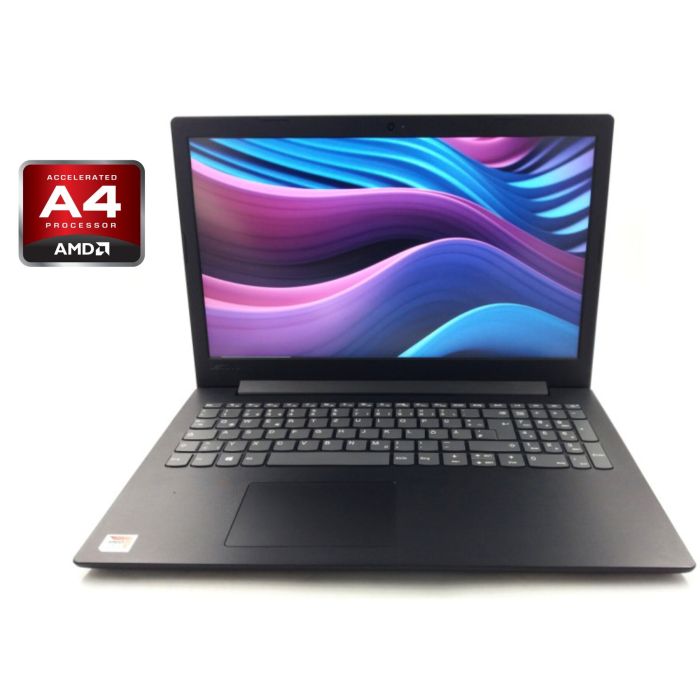 Ноутбук Lenovo V145-15AST / 15.6" (1366x768) TN / AMD A4-9125 (2 ядра по 2.3 -2.6 GHz) / 8 GB DDR4 / 256 GB SSD / AMD Radeon R3 Graphics / WebCam б/в - зображення 1