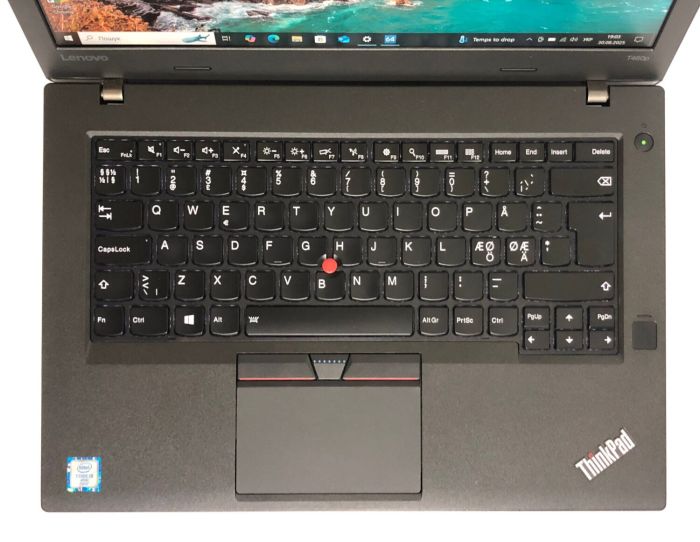 Ультрабук Lenovo ThinkPad T460p / 14" (1920x1080) IPS / Intel Core i5-6440HQ (4 ядра по 2.6 - 3.5 GHz) / 8 GB DDR4 / 192 GB SSD / Intel HD Graphics 530 / WebCam / Win 10 Pro б/в - зображення 8