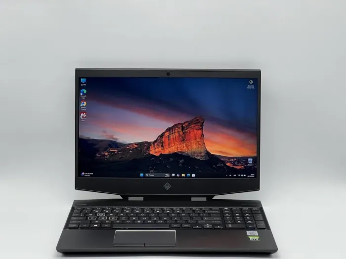 Ігровий ноутбук HP Omen 15-dh1053nr / 15.6" (1920x1080) IPS / Intel Core i7-10750H (6 (12) ядер по 2.6 - 5.0 GHz) / 32 GB DDR4 / 480 GB SSD / nVidia GeForce RTX 2070 Max-Q, 8 GB GDDR6, 256-bit / WebCam б/в - зображення 2