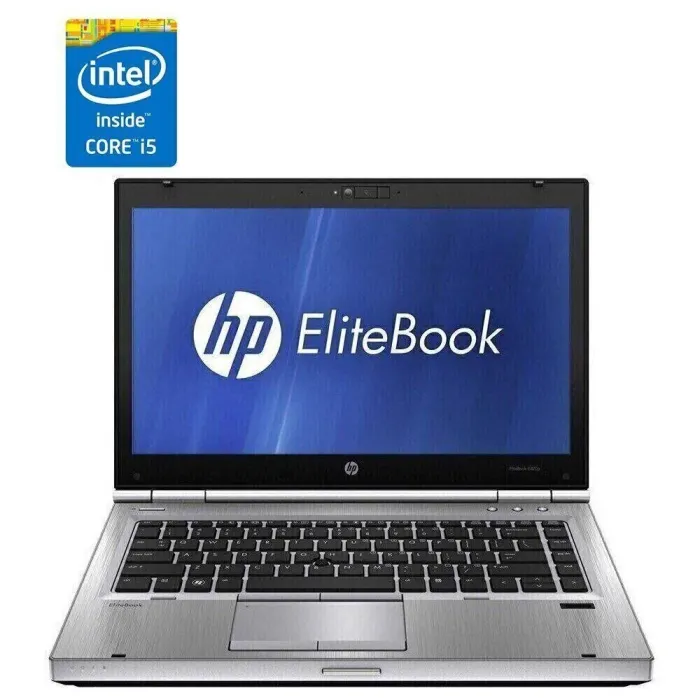 Ноутбук HP EliteBook 8470p / 14" (1600x900) TN / Intel Core i5-3360M (2 (4) ядра по 2.8 - 3.5 GHz) / 8 GB DDR3 / 256 GB SSD / Intel HD Graphics 4000 / WebCam / Win 10 Pro б/в - зображення 1