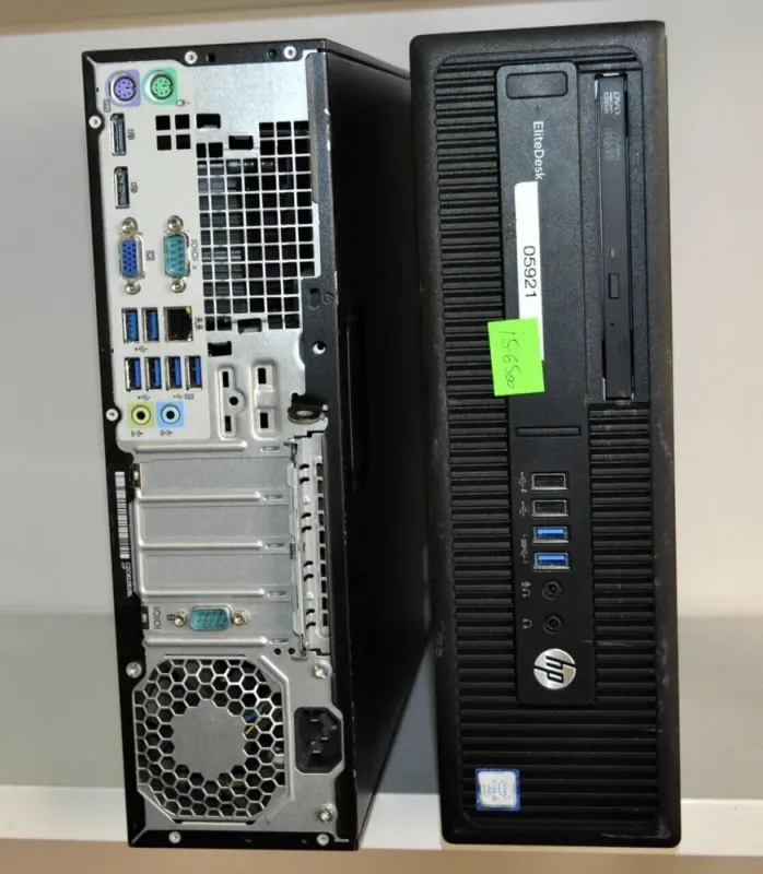 Комп'ютер HP EliteDesk 800 G2 SFF / Intel Core i5-6500 (4 ядра по 3.2-3.6GHz) / 16GB DDR4 / 240GB SSD NEW + 320GB HDD / HD Graphics 530 / DVD-ROM / VGA б/в - зображення 2