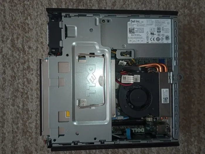 Неттоп Б-клас Dell OptiPlex 7010 USFF / Intel Core i3-3240 (2 (4) ядра по 3.4 GHz) / 8 GB DDR3 / 240 GB SSD / Intel HD Graphics 2500 / DVD-RW б/в - зображення 5