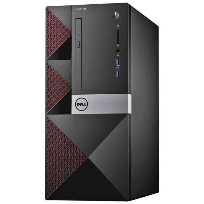 Ігровий комп'ютер Dell Vostro 3667 Tower / Intel Core i5-7400 (4 ядра по 3,0 - 3,5 ГГц) / 16 ГБ DDR4 / 480 ГБ SSD / nVidia GeForce GTX 1650, 4 ГБ GDDR5, 128-біт б/в - зображення 3