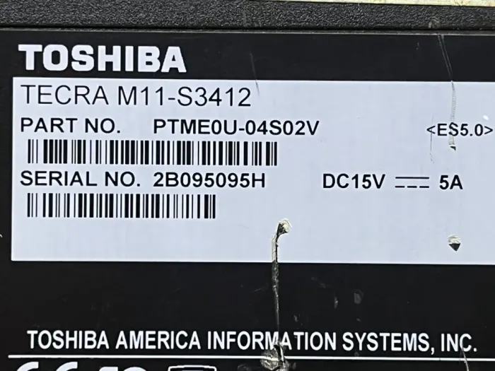 Ноутбук Toshiba Tecra M11 / 14" (1366x768) TN / Intel Core i3-370M (2 (4) ядра по 2.4 GHz) / 4 GB DDR3 / 120 GB SSD / Intel HD Graphics / WebCam б/в - зображення 8