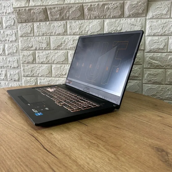 Ігровий ноутбук Asus TUF F17 FX706HE / 17.3" (1920x1080) IPS / Intel Core i5-11260H (6 (12) ядер по 2.6 - 4.4 GHz) / 16 GB DDR4 / 512 GB SSD / nVidia GeForce RTX 3050 Ti, 4 GB GDDR6, 128-bit / WebCam б/в - зображення 5