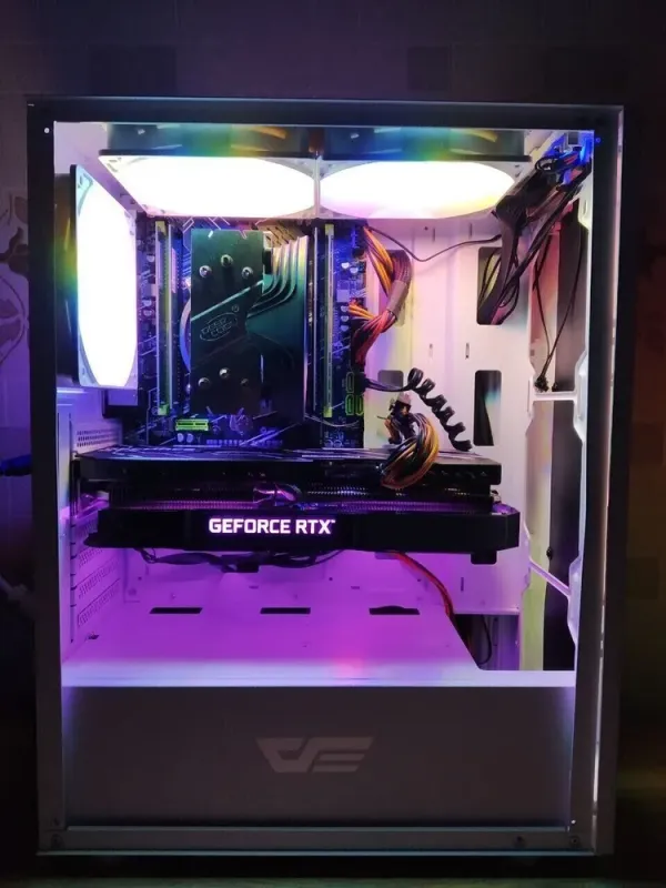 Ігровий ПК DarkFlash DK151 Tower / Intel Xeon E5-2697 v3 (14 (28) ядер по 2.6 - 3.6 GHz) / 32 GB DDR4 / 500 GB SSD M.2 / nVidia GeForce RTX 3070, 8 GB GDDR6, 256-bit / 600W б/в - зображення 5