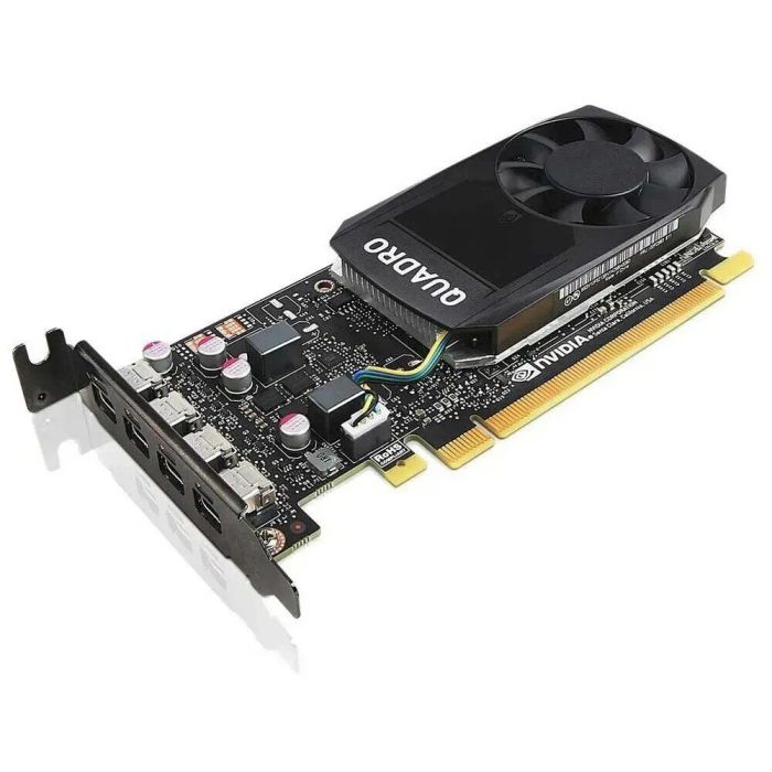 Дискретная видеокарта nVidia Quadro P1000, 4 GB GDDR5, 128-bit / 4x Mini DisplayPort / (VCQP1000V2) б/в - зображення 2