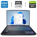 Ігровий ноутбук MSI Crosshair 16 A13VGK / 16" (1920x1200) IPS / Intel Core i7-13620H (10 (16) ядер по 3.6 - 4.9 GHz) / 16 GB DDR4 / 512 GB SSD M.2 / nVidia GeForce RTX 4070, 8 GB GDDR6, 128-bit / WebCam б/в