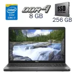 Ігровий ноутбук Dell Latitude 5500 / 15.6" (1920x1080) IPS / Intel Core i7-8665U (4 (8) ядра по 1.9 - 4.8 GHz) / 8 GB DDR4 / 256 GB SSD / AMD Radeon 540X, 2 GB GDDR5, 64-bit / WebCam б/в