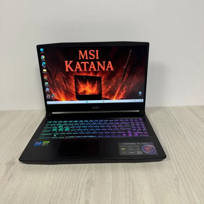 Ігровий ноутбук MSI Katana 15 B12VGK / 15.6" (1920x1080) IPS / Intel Core i7-12650H (10 (16) ядер по 3,5 - 4,7 ГГц) / 16 ГБ DDR5 / 512 ГБ SSD NVMe / nVidia GeForce RTX 4070, 8 ГБ GDDR6, 128-bit / WebCam б/в - зображення 2