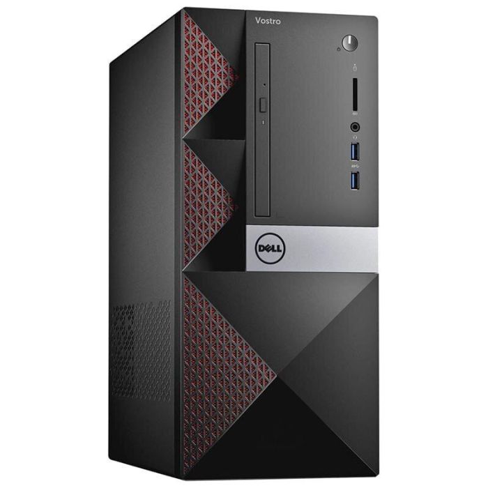 Комп'ютер DellVostro 3667 Tower / Intel Core i5-7400 (4 ядра по 3.0 - 3.5 GHz) / 8 GB DDR4 / 128 GB SSD / Intel HD Graphics 630 б/в - зображення 2