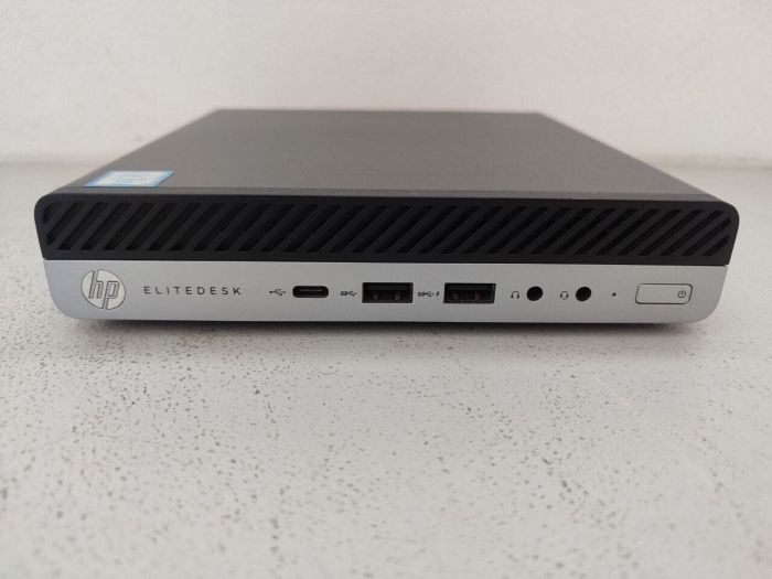 Неттоп HP EliteDesk 800 G3 USFF / Intel Core i5-6500T (4 ядра по 2.5 - 3.1 GHz) / 8 GB DDR4 / 128 GB SSD / Intel UHD Graphics 530 б/в - изображение 2