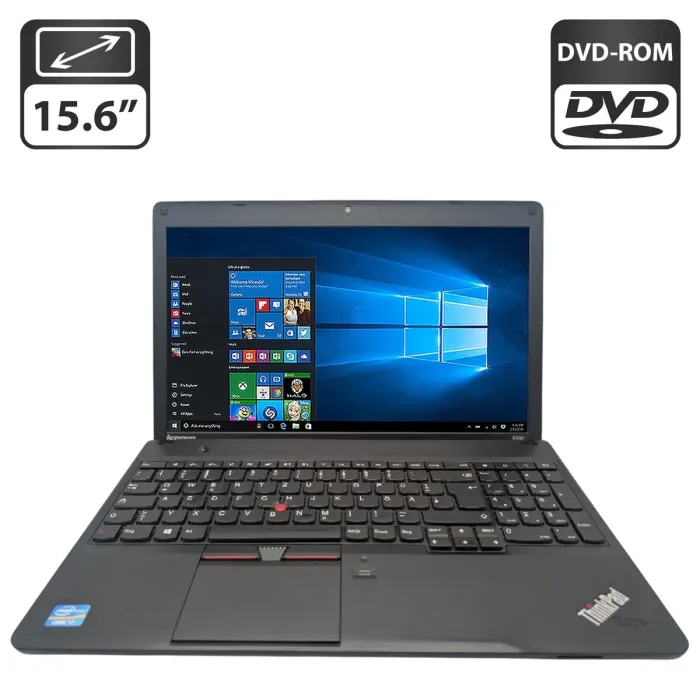 Ноутбук Lenovo Thinkpad E530 / 15.6" (1600x900) TN / Intel Core i7-3632QM (4 (8) ядра по 2.2 - 3.2 GHz) / 8 GB DDR3 / 750 GB HDD / Intel HD Graphics 4000 / WebCam / DVD-ROM б/в - изображение 1