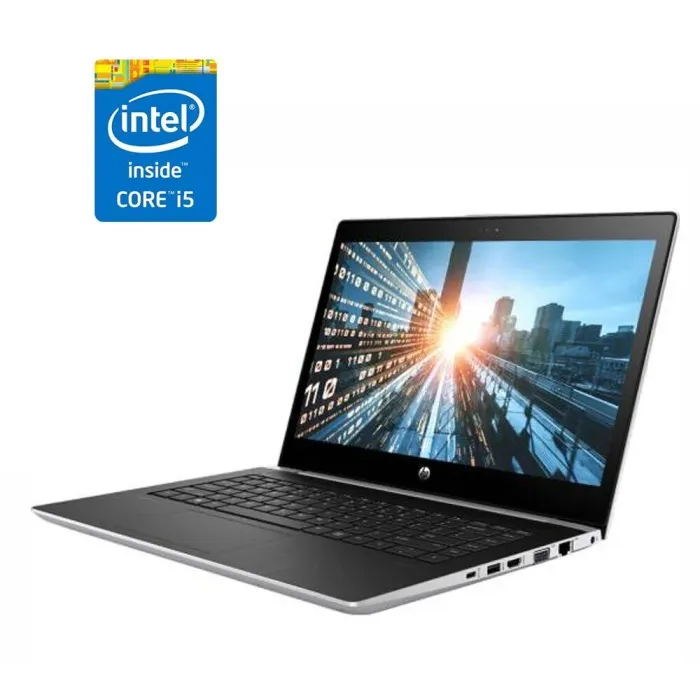 Ноутбук HP ProBook 440 G5 / 14" (1366x768) TN / Intel Core i5-8250U (4 (8) ядра по 1.6 - 3.4 GHz) / 8 GB DDR4 / 128 GB SSD / Intel UHD Graphics 620 / WebCam б/в - зображення 1