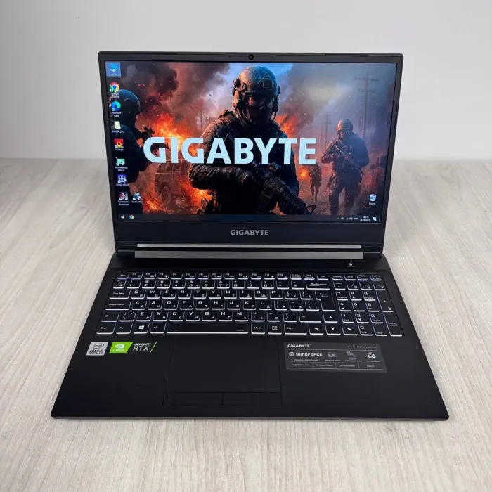 Ігровий ноутбук Б-класу Gigabyte G5 KC / 15,6" (1920x1080) IPS / Intel Core i5-10500H (6 (12) ядер по 2,5 - 4,5 ГГц) / 16 ГБ DDR4 / 512 ГБ SSD NVMe / nVidia GeForce RTX 3060, 6 ГБ GDDR6, 192-біт / WebCam б/в - зображення 2