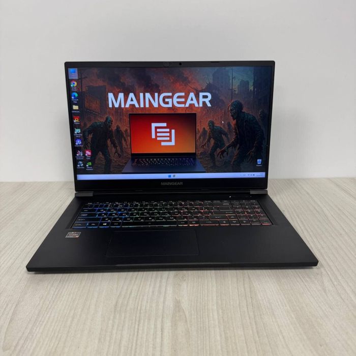 Ігровий ультрабук MainGear Vector Pro MG-VCP17A-3080 / 17,3" (2560x1440) IPS / AMD Ryzen 9 5900HX (8 (16) ядер по 3,3 - 4,6 ГГц) / 64 ГБ DDR4 / 1000 ГБ SSD NVMe / nVidia GeForce RTX 3080, 16 ГБ GDDR6, 256-біт / WebCam б/в - зображення 2