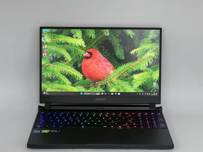 Ігровий ноутбук Gigabyte Aorus 15P KD / 15.6" (1920x1080) IPS / Intel Core i7-11800H (8 (16) ядер по 2.3 - 4.6 GHz) / 32 GB DDR4 / 960 GB SSD / nVidia GeForce RTX 3060, 6 GB GDDR6, 192-bit / WebCam б/в - зображення 2