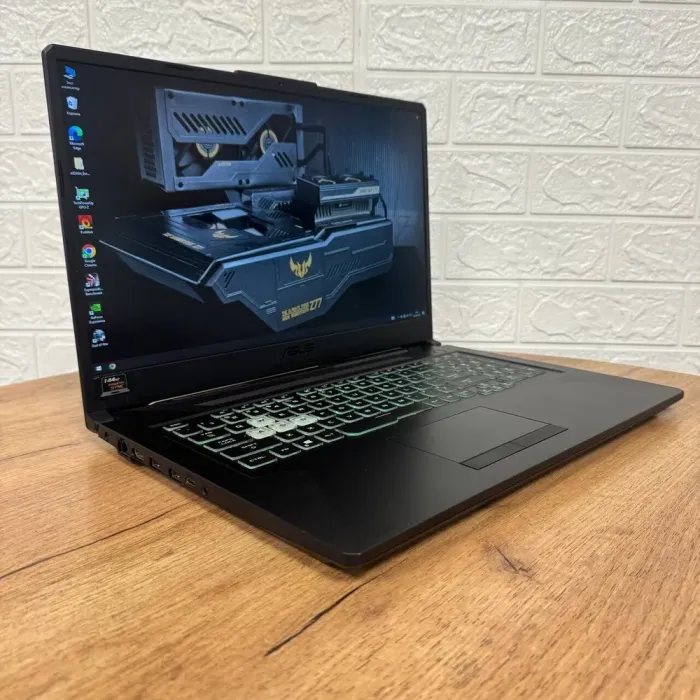 Ігровий ноутбук Asus Tuf Gaming FA706IH / 17.3" (1920x1080) IPS / AMD Ryzen 5 4600H (6 (12) ядер по 3.0 - 4.0 GHz) / 8 GB DDR4 / 512 GB SSD NVMe / nVidia GeForce GTX 1650, 4 GB GDDR5, 128-bit / WebCam б/в - зображення 4