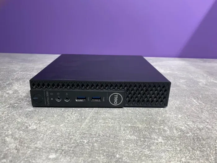 Неттоп Dell OptiPlex 3060 USFF / Intel Core i3-8100T (4 ядра по 3.1 GHz) / 16 GB DDR4 / 512 GB SSD / Intel UHD Graphics 630 / 65W б/в - зображення 2