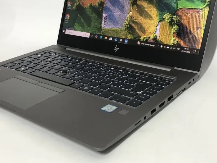Ультрабук Б-клас HP ZBook 14u G6 / 14" (1920x1080) IPS / Intel Core i7-8565U (4 (8) ядра по 1.8 - 4.6 GHz) / 16 GB DDR4 / 512 GB SSD NVMe / Intel UHD Graphics / WebCam / Win 10 Pro б/в - зображення 8