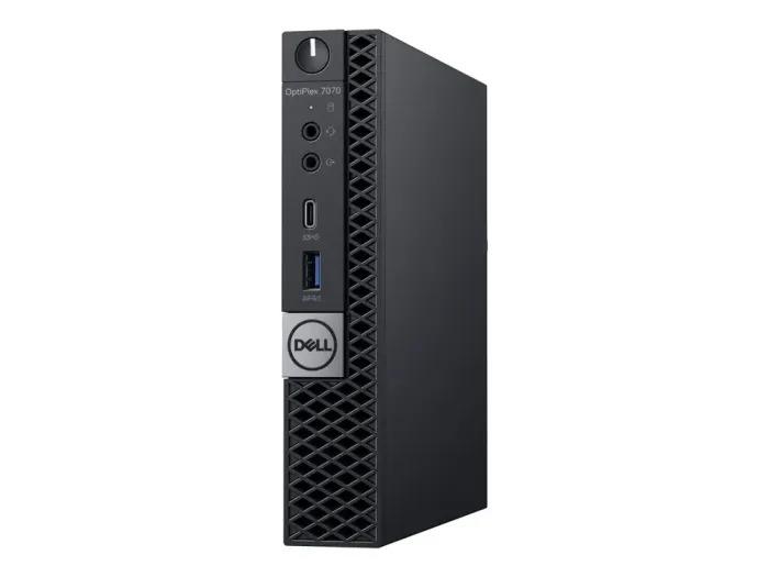 Неттоп Dell OptiPlex 7070 Micro USFF / Intel Core i7-9700T (8 ядер по 2.0 - 4.3 GHz) / 8 GB DDR4 / 250 GB SSD / Intel UHD Graphics 630 / DisplayPort б/в - зображення 2