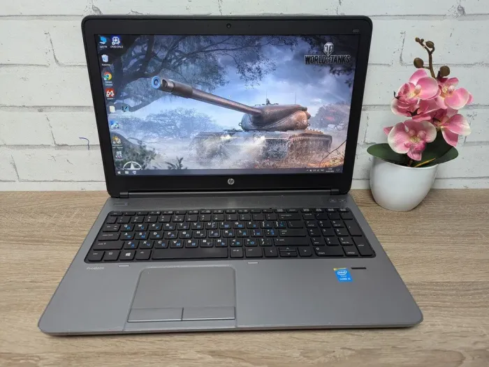 Ноутбук Б-клас HP ProBook 650 G1 / 15.6" (1920x1080) TN / Intel Core i5-4200M (2 (4) ядра по 2.5 - 3.1 GHz) / 8 GB DDR3 / 128 GB SSD / Intel HD Graphics 4600 / WebCam б/в - зображення 2