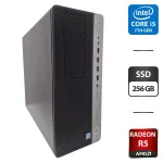 Комп'ютер HP EliteDesk 800 G3 Tower / Intel Core i7-7700K (4 (8) ядра по 4.2 - 4.5 GHz) / 16 GB DDR4 / 256 GB SSD / AMD Radeon R7 450, 4 GB GDDR5, 128-bit / HDMI б/в